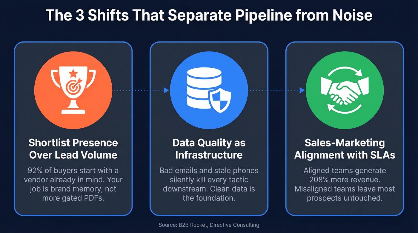 Three shifts driving B2B pipeline in 2026