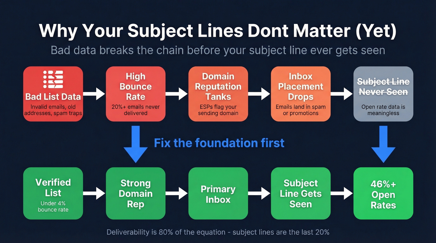 How bad data destroys email deliverability chain