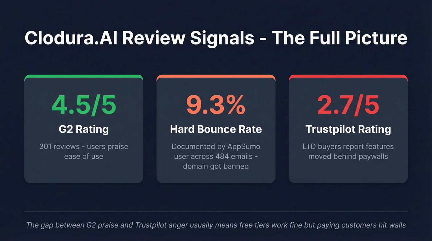 Clodura.AI bounce rate risk stat highlight card