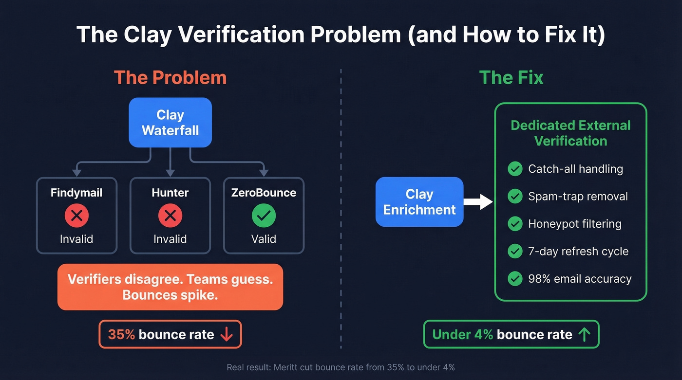 Email verification disagreement problem and external fix diagram