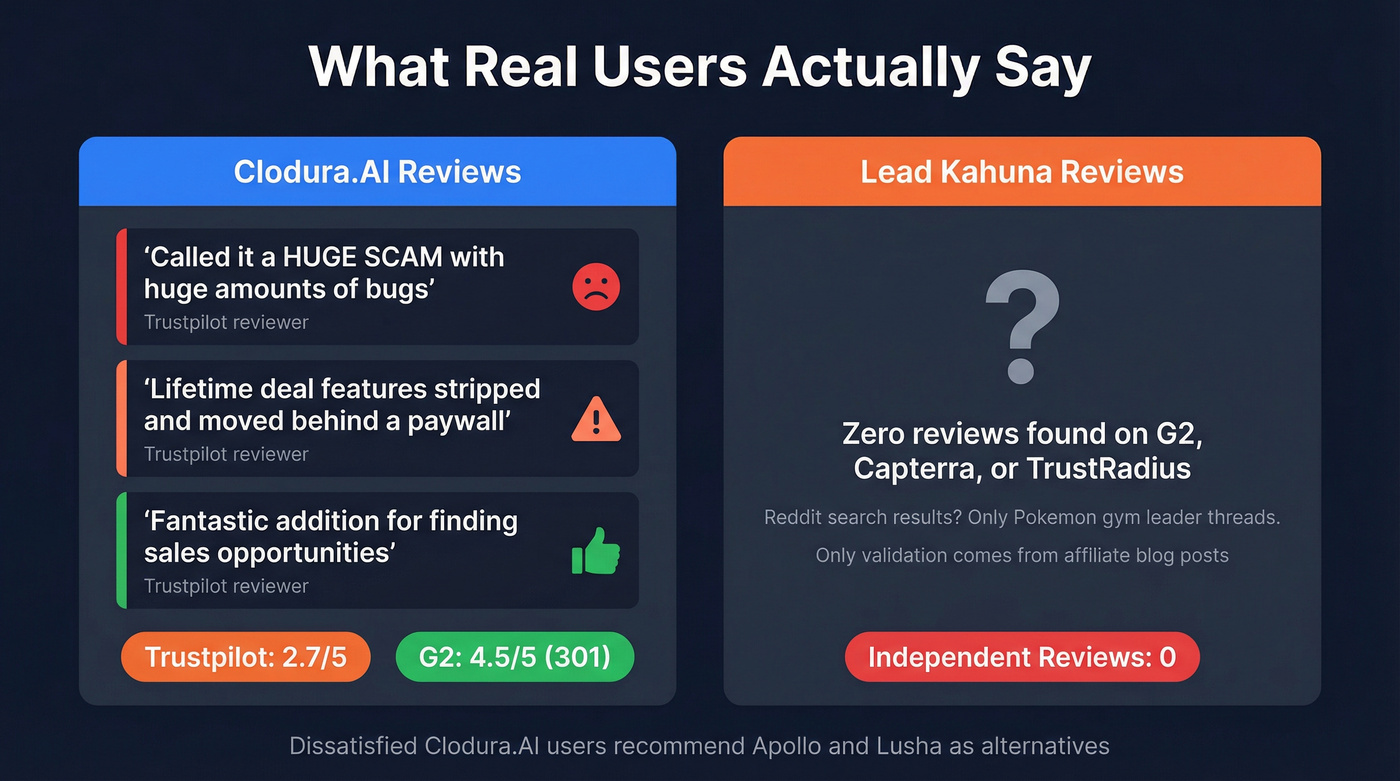 User review sentiment summary for both tools