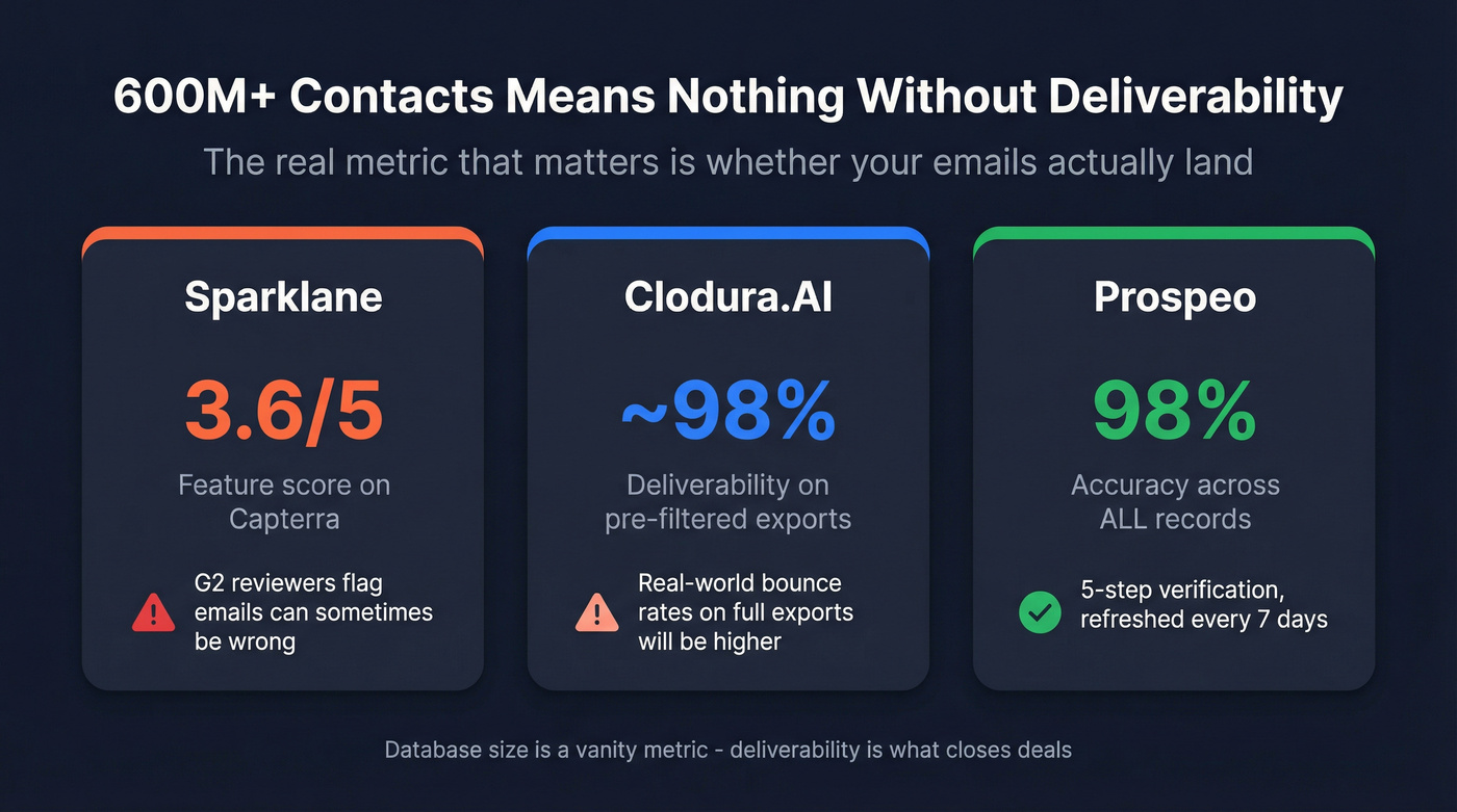 Email deliverability reality check across three platforms