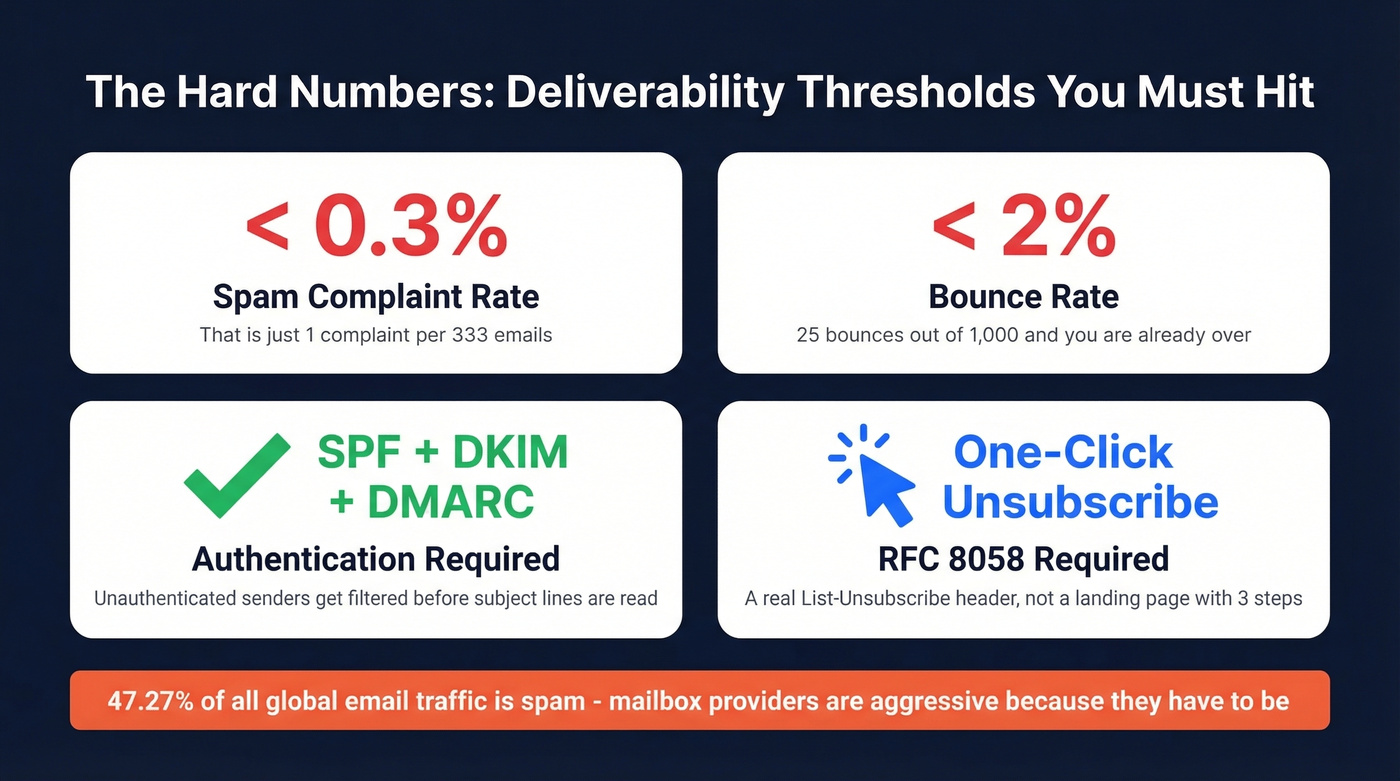 Key deliverability thresholds and enforcement numbers for 2025-2026