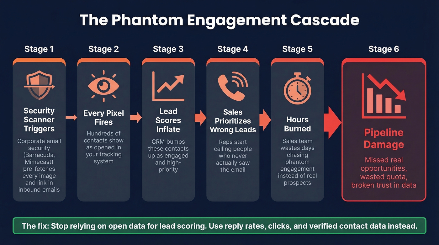 How false pixel opens create pipeline damage