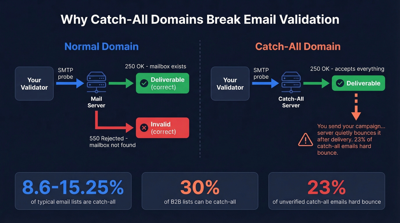How catch-all domains fool email validators