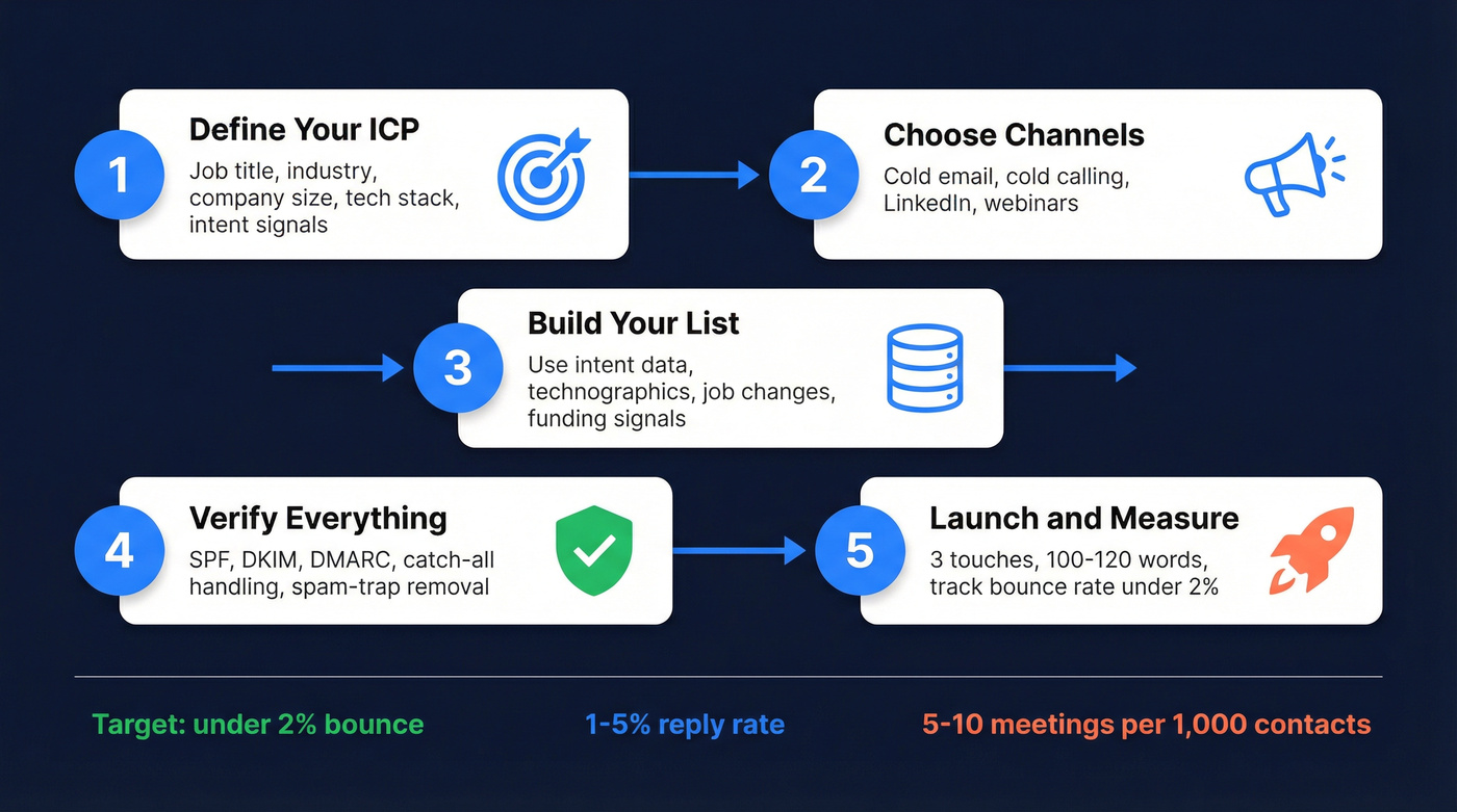 Five step process to find and convert B2B leads
