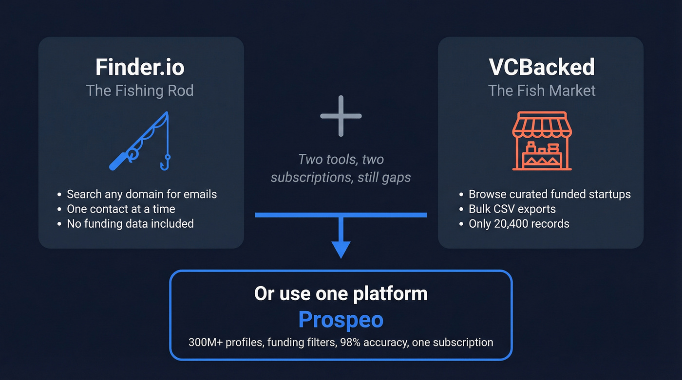 Fishing rod vs fish market analogy diagram