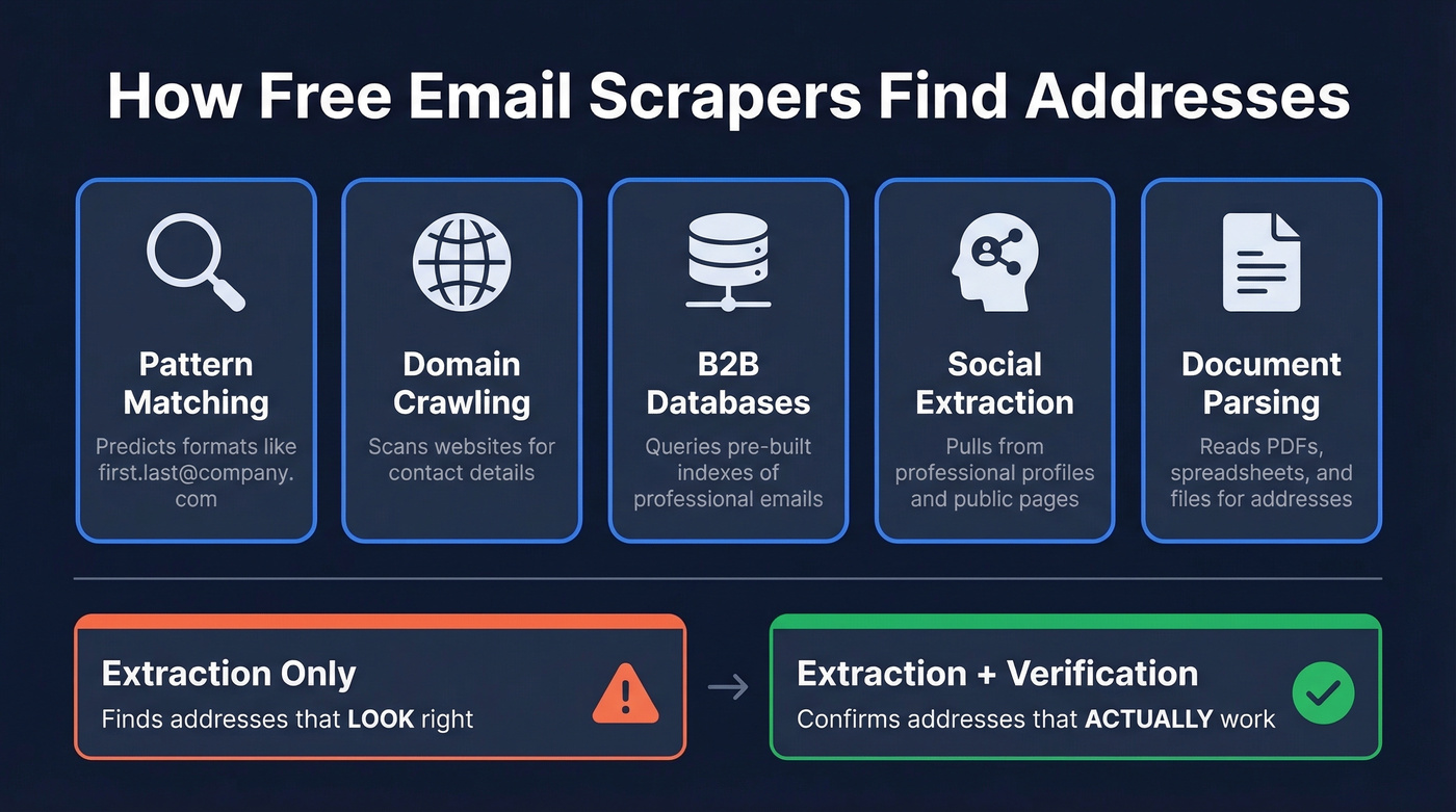 Five methods email scrapers use to extract addresses