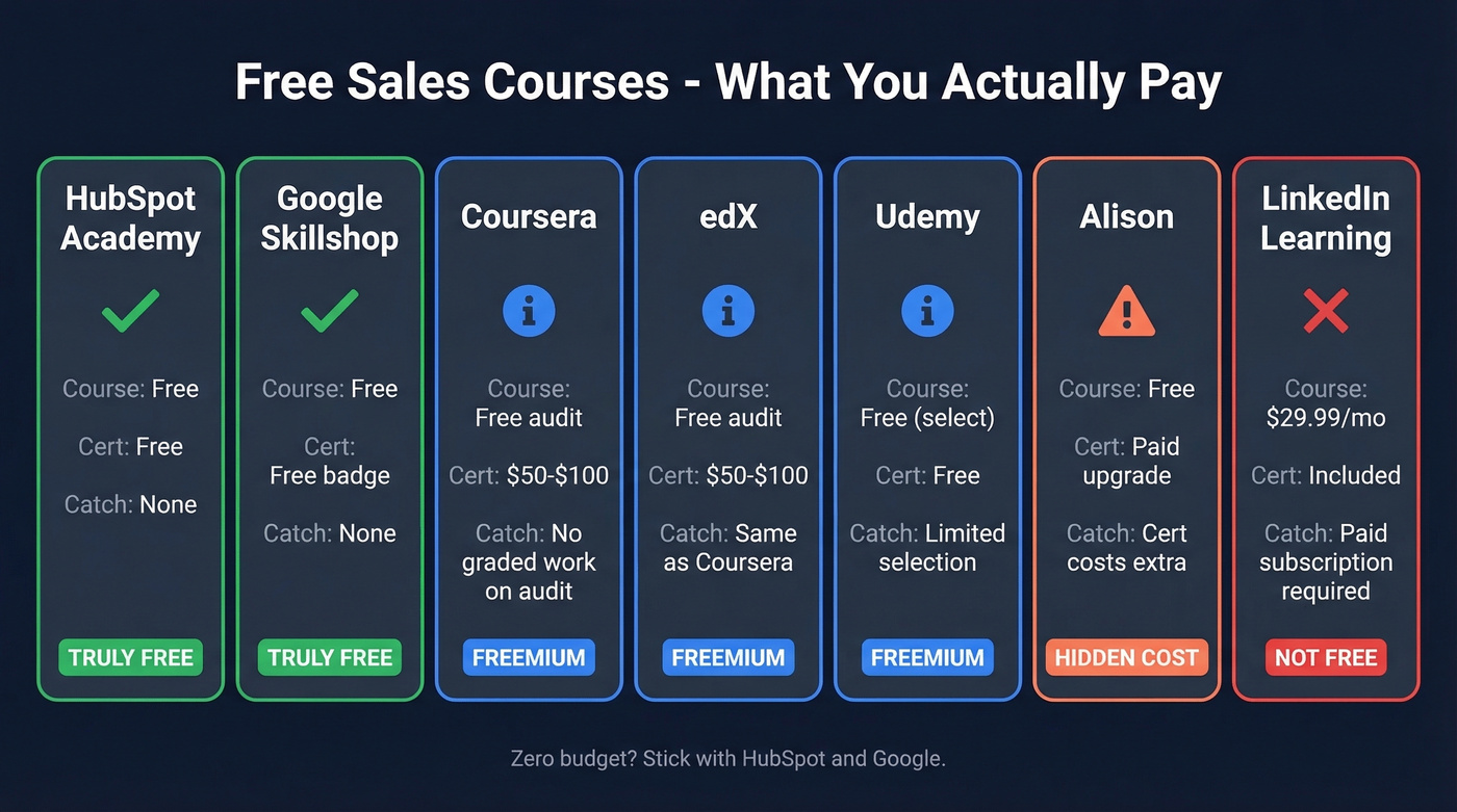 Platform pricing breakdown showing free vs hidden costs