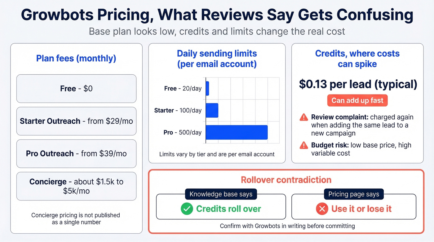 Growbots pricing mechanics and cost traps overview