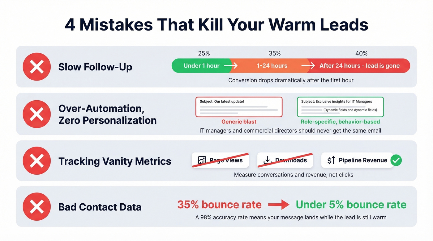 Four killer mistakes with impact stats visual