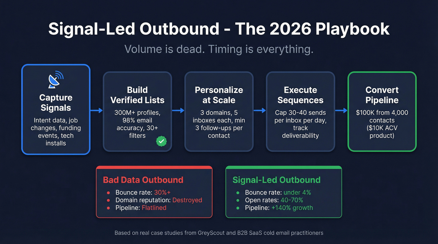 Signal-led outbound selling workflow for 2026