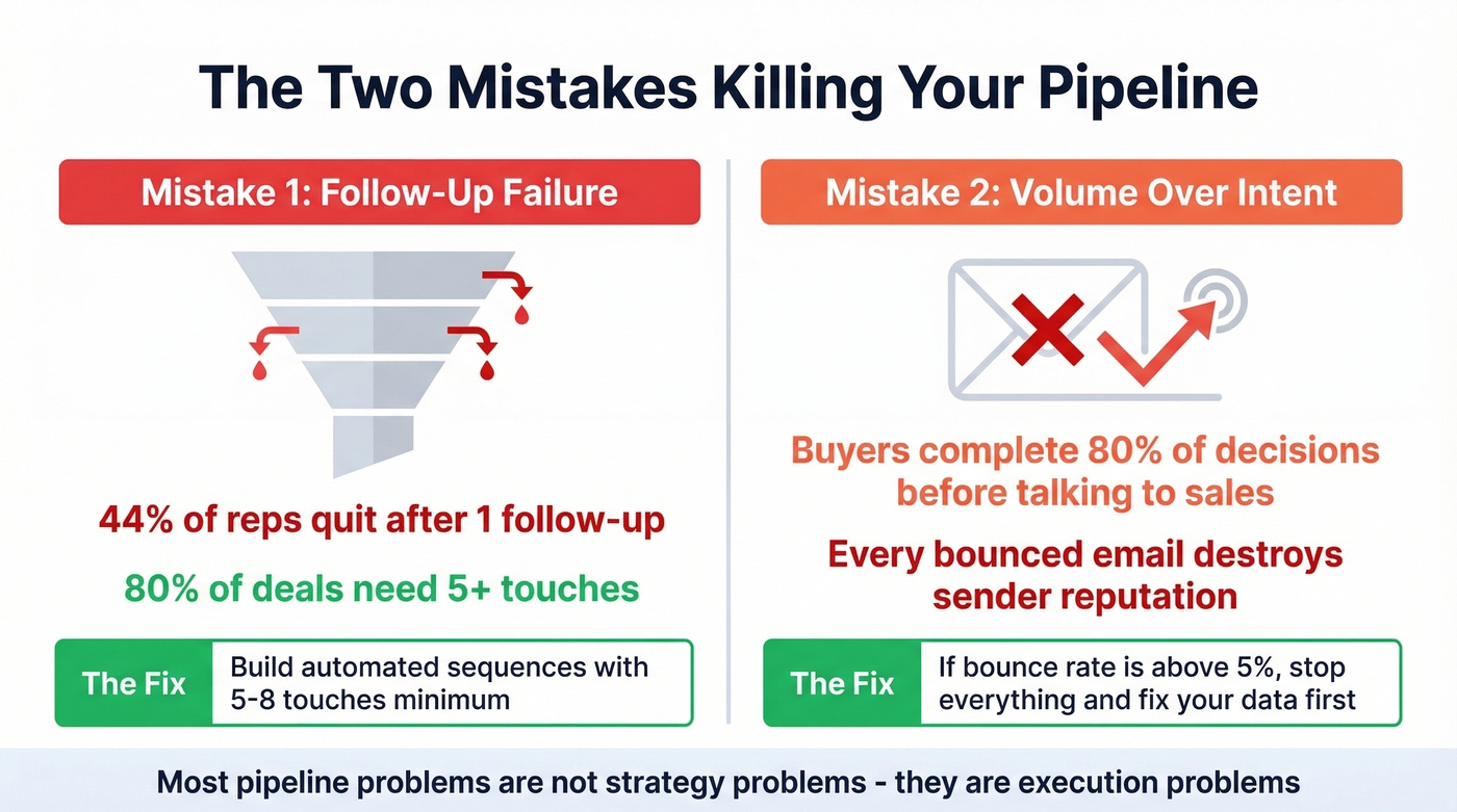Pipeline killer mistakes with stats and fixes