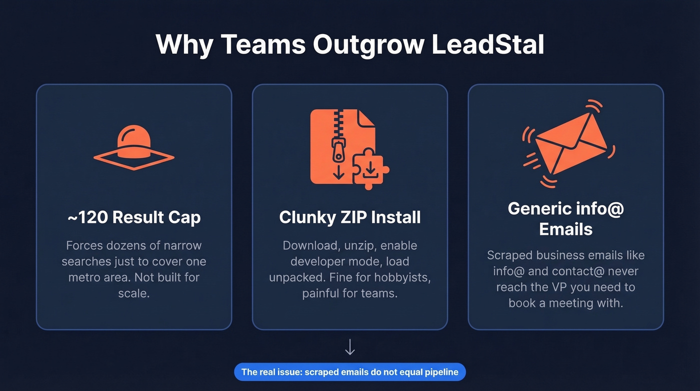 Three key friction points driving users away from LeadStal