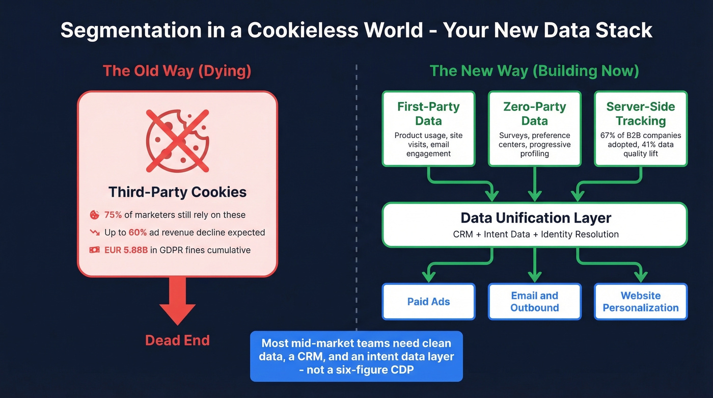 Privacy-first data strategy replacing third-party cookies