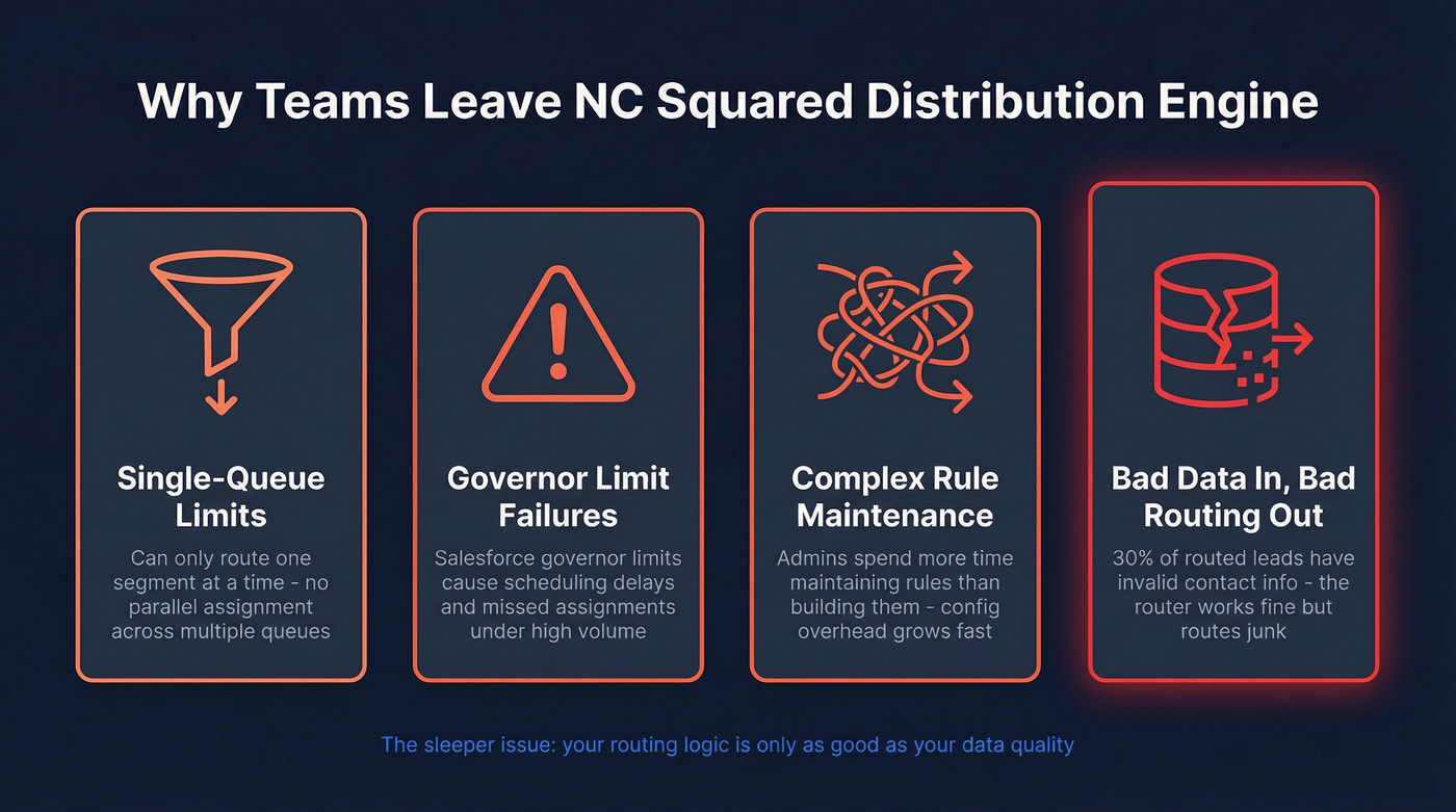 Four pain points driving teams away from NC Squared Distribution Engine