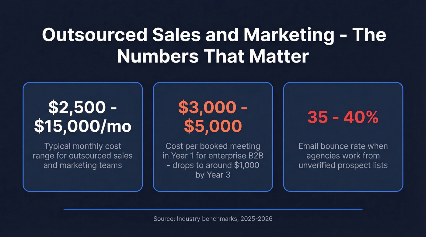Three key stats for outsourced sales and marketing