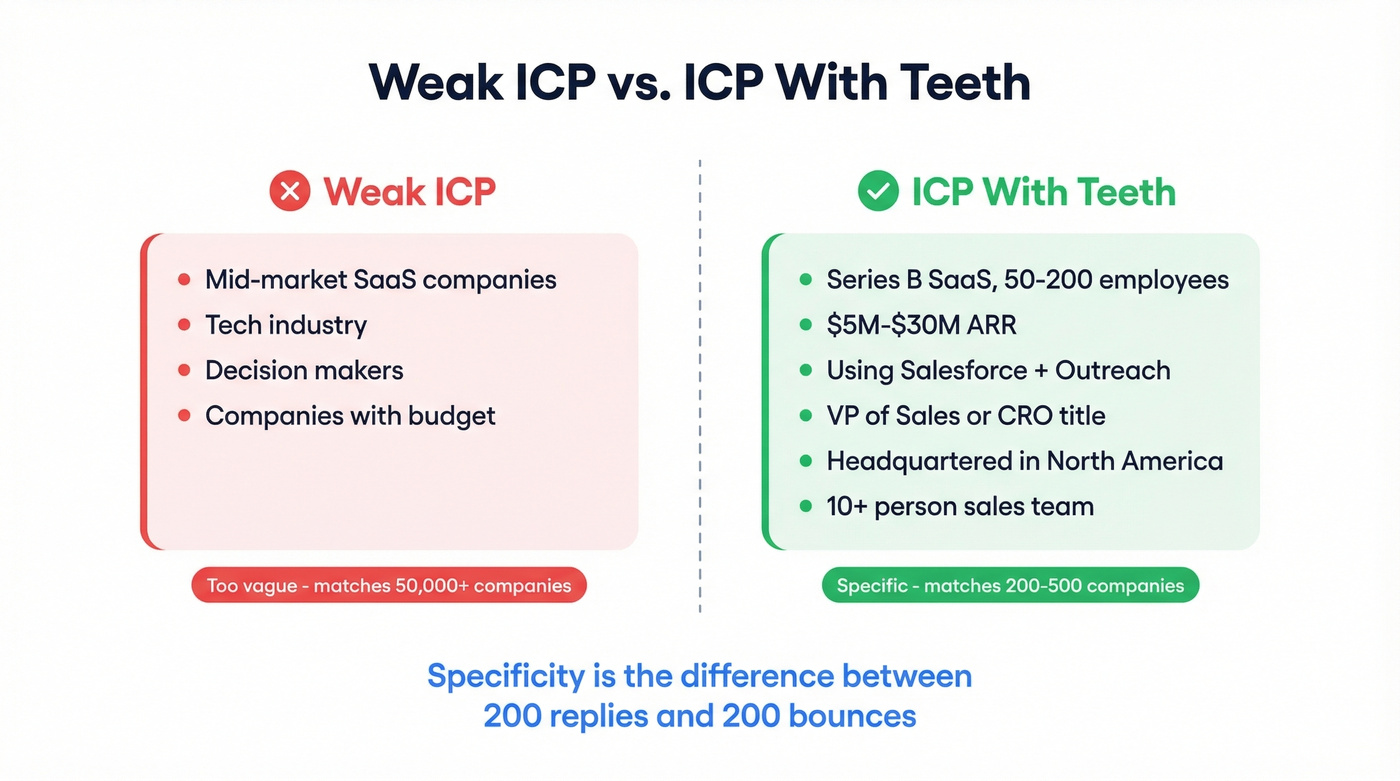 Weak ICP vs strong ICP comparison with examples