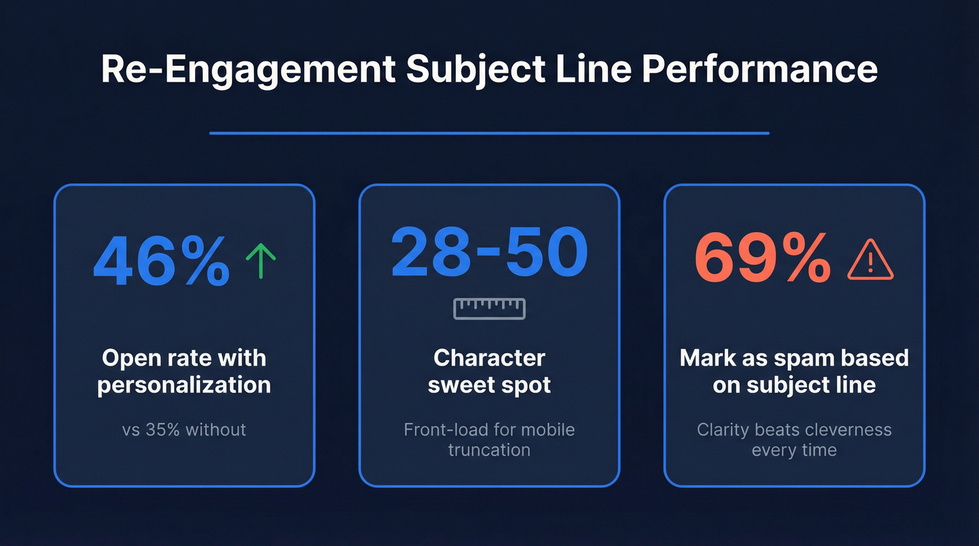 Key stats for win-back email subject line performance