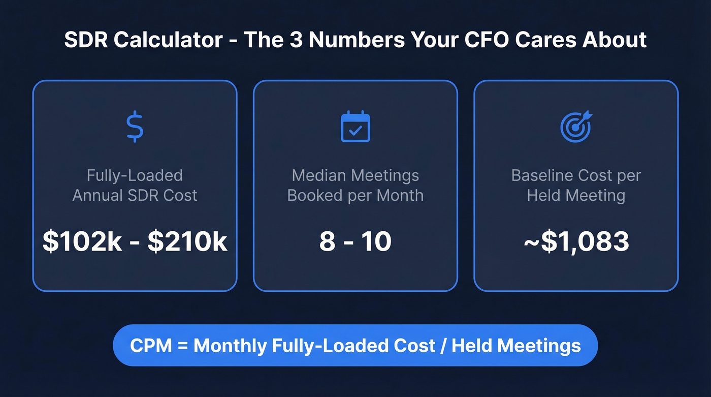 Three key SDR cost metrics at a glance