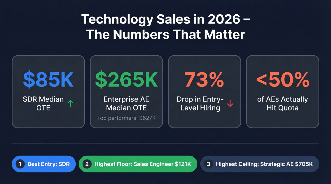 Technology sales key stats for 2026 overview