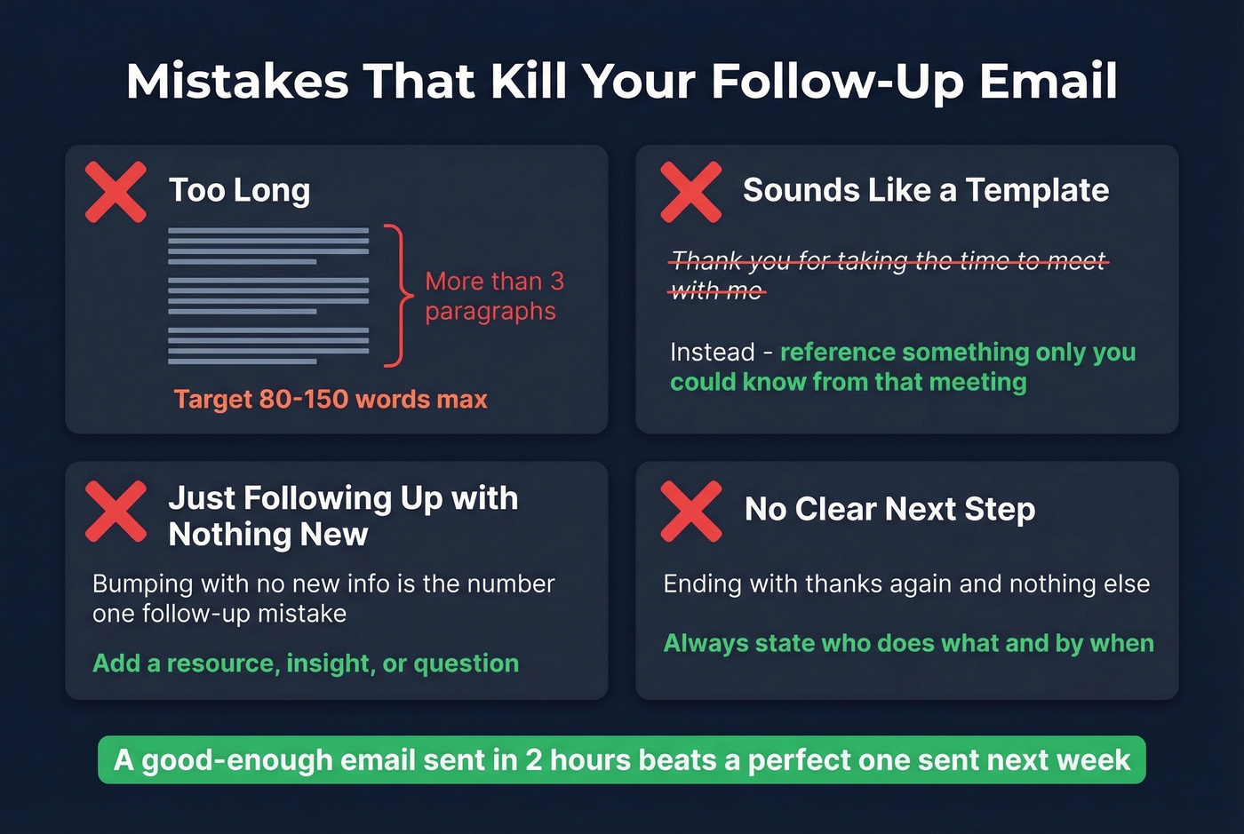 Four common thank you email mistakes to avoid