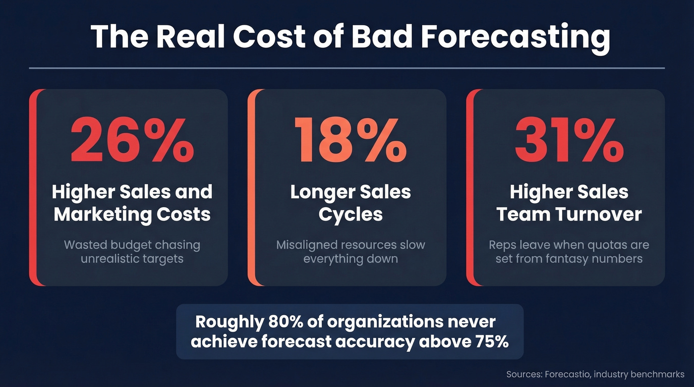 Impact stats of poor forecast accuracy on business metrics