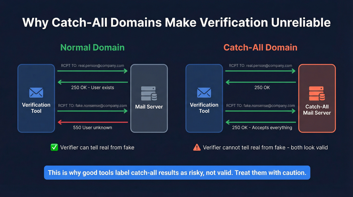 How catch-all domains fool email verification tools