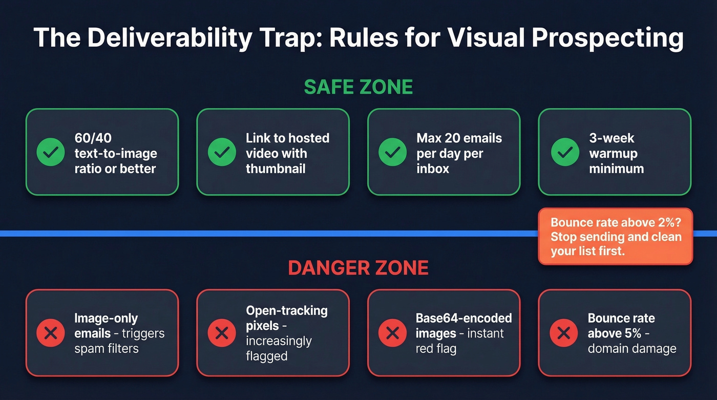 Visual prospecting deliverability rules and risk factors