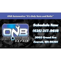 ONB Automotive Repair, of Everett, WA 425-317-9618