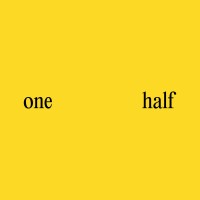 one half