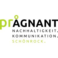prÅGNANT NACHHALTIGKEIT.KOMMUNIKATION.SCHÖNROCK