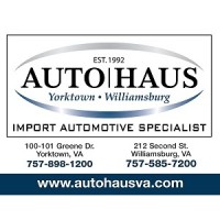 AUTO HAUS of Yorktown and Williamsburg, Virginia