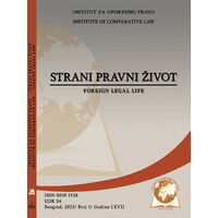Strani pravni život | Foreign Legal Life